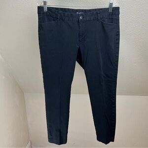 GAP FACTORY SLIM CITY CROP Black skinny Crop Pants. Size 14R